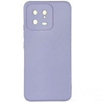 Накладка (з мікрофіброю) Soft Silk для Xiaomi 13- бузковий