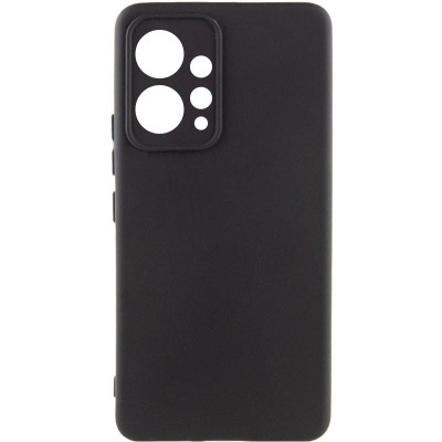 Накладка (з мікрофіброю) Soft Silk для Xiaomi Redmi Note 12 4G- чорний