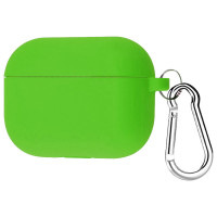 Чохол для AirPods Pro Full Case з карабіном- салатовий Чохол для AirPods Pro Full Case з карабіном- салатовий