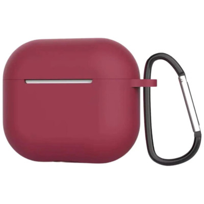Чохол для AirPods Pro Full Case з карабіном- червона троянда Чохол для AirPods Pro Full Case з карабіном- червона троянда