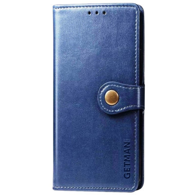 Чохол-книжка GETMAN Gallant шкіряний для Samsung M14 5G - синій Чохол-книжка GETMAN Gallant шкіряний для Samsung M14 5G - синій
