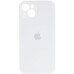 Накладка (з мікрофіброю) Silicon Case Full Camera для iPhone 14 (6.1)- білий