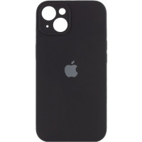 Накладка (з мікрофіброю) Silicon Case Full Camera для iPhone 14 Pro (6.1)- чорний