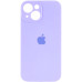 Накладка (з мікрофіброю) Silicon Case Full Camera для iPhone 14 Plus (6.7)- бузковий