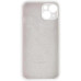 Накладка (з мікрофіброю) Silicon Case Full Camera для iPhone 14 Pro Max (6.7)- білий