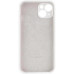 Накладка (з мікрофіброю) Silicon Case Full Camera для iPhone 13 Pro (6.1)- білий