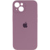 Накладка (з мікрофіброю) Silicon Case Full Camera для iPhone 13 (6.1)- ліловий