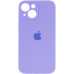 Накладка (з мікрофіброю) Silicon Case Full Camera для iPhone 13 (6.1)- бузковий