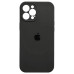 Накладка (з мікрофіброю) Silicon Case Full Camera для iPhone 13 mini (5.4)- темно-сірий