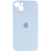 Накладка (з мікрофіброю) Silicon Case Full Camera для iPhone 13 mini (5.4)- солодкий синій