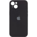 Накладка (з мікрофіброю) Silicon Case Full Camera для iPhone 13 mini (5.4)- чорний