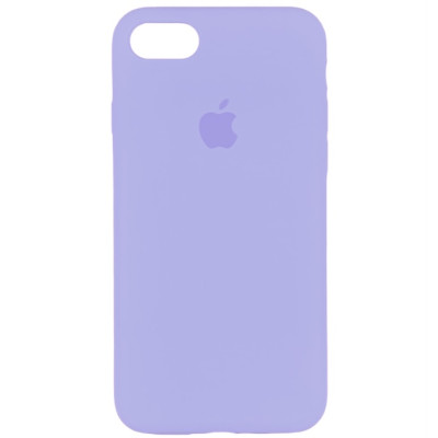 Накладка (з мікрофіброю) Silk Original Full Cover для iPhone 7 Plus/8 Plus- лавандовий