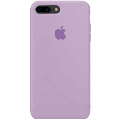 Накладка (з мікрофіброю) Silk Original Full Cover для iPhone 7 Plus/8 Plus- ліловий
