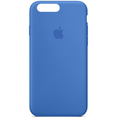 Накладка (з мікрофіброю) Silk Original Full Cover для iPhone 7 Plus/8 Plus- морський синій