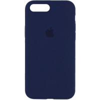 Накладка (з мікрофіброю) Silk Original Full Cover для iPhone 7 Plus/8 Plus- нічний синій