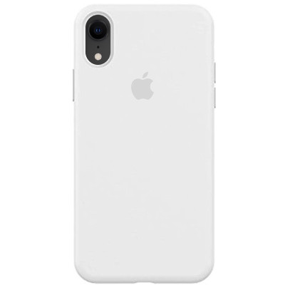 Накладка (з мікрофіброю) Silk Original Full Cover для iPhone X / XS- білий