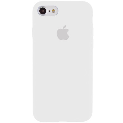 Накладка (з мікрофіброю) Silk Original Full Cover для iPhone 7/8- білий