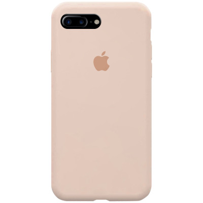 Накладка (з мікрофіброю) Silk Original Full Cover для iPhone 7/8- рожевий пісок