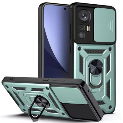 Протиударний чохол Camshield Serge Ring для Xiaomi 12 Lite- зелений Протиударний чохол Camshield Serge Ring для Xiaomi 12 Lite- зелений