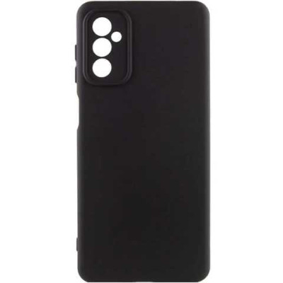 Накладка (з мікрофіброю) Silicone Cover Lakshmi Full Camera для Samsung A14 4G/5G- чорний