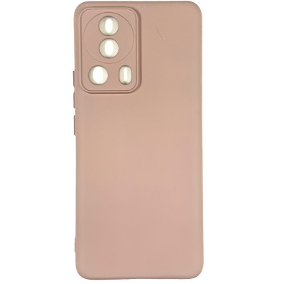 Накладка (з мікрофіброю) Silicone Cover Lakshmi Full Camera для Xiaomi 13 Lite- рожевий пісок