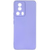 Накладка (з мікрофіброю) Silicone Cover Lakshmi Full Camera для Xiaomi 13 Lite- бузковий