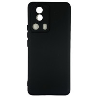 Накладка (з мікрофіброю) Silicone Cover Lakshmi Full Camera для Xiaomi 13 Lite- чорний