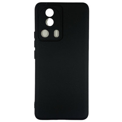 Накладка (з мікрофіброю) Silicone Cover Lakshmi Full Camera для Xiaomi 13 Lite- чорний