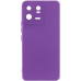 Накладка (з мікрофіброю) Silicone Cover Lakshmi Full Camera для Xiaomi 13 Pro- фіолетовий