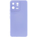 Накладка (з мікрофіброю) Silicone Cover Lakshmi Full Camera для Xiaomi 13 Pro- бузковий