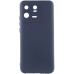 Накладка (з мікрофіброю) Silicone Cover Lakshmi Full Camera для Xiaomi 13 Pro- темно-синій