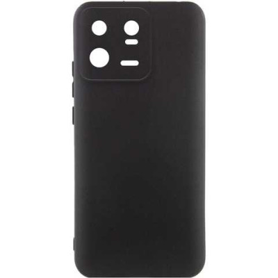 Накладка (з мікрофіброю) Silicone Cover Lakshmi Full Camera для Xiaomi 13 Pro- чорний
