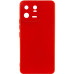 Накладка (з мікрофіброю) Silicone Cover Lakshmi Full Camera для Xiaomi 13 Pro- червоний
