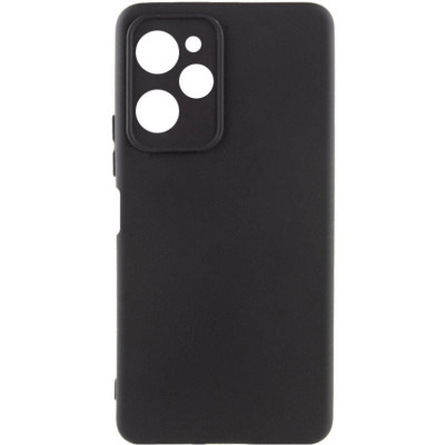 Накладка (з мікрофіброю) Silicone Cover Lakshmi Full Camera для Xiaomi Poco X5 Pro 5G- чорний
