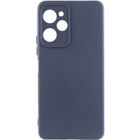 Накладка (з мікрофіброю) Silicone Cover Lakshmi Full Camera для Xiaomi Poco X5 Pro 5G- темно-синій