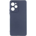 Накладка (з мікрофіброю) Silicone Cover Lakshmi Full Camera для Xiaomi Poco X5 Pro 5G- темно-синій