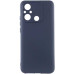 Накладка (з мікрофіброю) Silicone Cover Lakshmi Full Camera для Xiaomi Redmi 12C / Poco C55- темно-синій