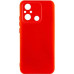 Накладка (з мікрофіброю) Silicone Cover Lakshmi Full Camera для Xiaomi Redmi 12C / Poco C55- червоний