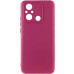 Накладка (з мікрофіброю) Silicone Cover Lakshmi Full Camera для Xiaomi Redmi 12C / Poco C55- марсала