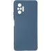 Накладка (з мікрофіброю) Silicone Cover Lakshmi Full Camera для Xiaomi Redmi Note 10 Pro / Note 10 Pro Max- темно-синій