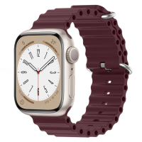 Ремінець Ocean Band для Apple Watch 38/40/41/42mm(ser.10)- сливовий Ремінець Ocean Band для Apple Watch 38/40/41/42mm(ser.10)- сливовий