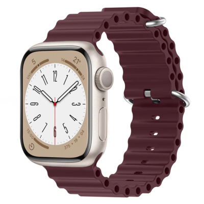 Ремінець Ocean Band для Apple Watch 38/40/41/42mm(ser.10)- сливовий Ремінець Ocean Band для Apple Watch 38/40/41/42mm(ser.10)- сливовий