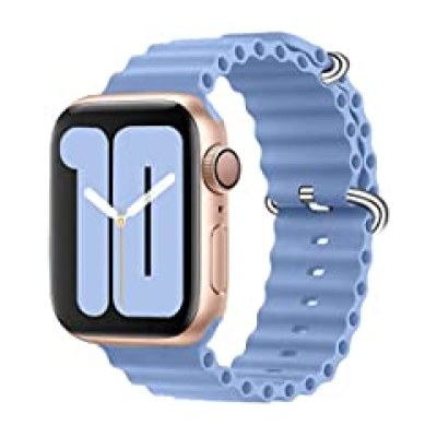 Ремінець Ocean Band для Apple Watch 42(ser.1-3)/44/45/46/49mm- бузковий синій Ремінець Ocean Band для Apple Watch 42(ser.1-3)/44/45/46/49mm- бузковий синій