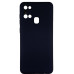 Накладка (з мікрофіброю) Soft Touch для Samsung A21s / A217- чорний