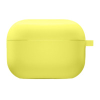 Чохол силіконовий для AirPods 3 з мікрофіброю- жовтий Чохол силіконовий для AirPods 3 з мікрофіброю- жовтий