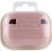 Чохол силіконовий для AirPods Pro 2 / Pro з мікрофіброю- рожевий пісок