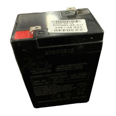 Акумулятор 6V / 4Ah (70*45*100mm) для ваг