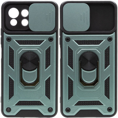 Протиударний чохол Camshield Serge Ring для Xiaomi Mi 11 Lite- зелений