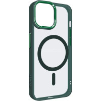 Накладка Stiff Cover Colorful Matte Magnetic Box для iPhone 14 Plus (6.7`)- зелений