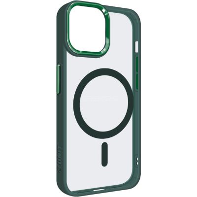 Накладка Stiff Cover Colorful Matte Magnetic Box для iPhone 14 Plus (6.7`)- зелений Накладка Stiff Cover Colorful Matte Magnetic Box для iPhone 14 Plus (6.7`)- зелений